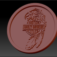 HD Eagle.png 14 Harley Davidson Medallions + Number 1