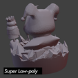 Super Low-poly Jester Pepe