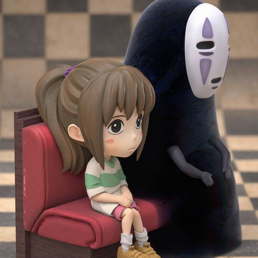 👹 Chihiro - Spirited Away - Chibi・ 3D File for 3D printing