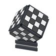 Chess_Board_V1_1.0.jpg Cube Chess Board - Printable 3d model - STL files - Type 1