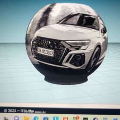 20230513_193744.jpg STL file lithophanie Audi rs3・3D printing template to download