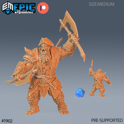 1902-Orc-Pirate-Captain-Axe-Medium.png Orc Pirate Captain Axe ‧ DnD Miniature ‧ Tabletop Miniatures ‧ Gaming Monster ‧ 3D Model ‧ RPG ‧ DnDminis ‧ STL FILE