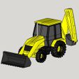 digger-loader.jpg STL file BACKHOE LOADER・3D printing template to download