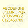 uppercase_image.png ALPHABET ARIAL - 3D LETTERS AND NUMBERS