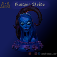 noivacadaver1111.png Angry Corpse Bride Emily Bust