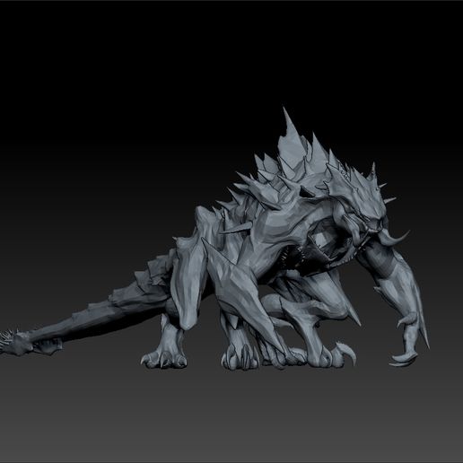 👹 Big monster - monster for game - unity3d - ue5・ STL File for ・Cults