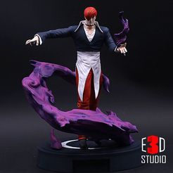 £ OD STUDIO 3D-Datei IORI - DER KÖNIG DER KÄMPFER・Modell zum Herunterladen und 3D-Drucken