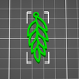 om] — ies Earrings or pendant in the form of a branch