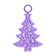 arbol con arabescos.stl Christmas Tree Ornament