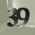 CV39.png House number, numbered stakeout N°39