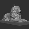 2ZBrush-Document.jpg Sitting Lion - Statue