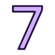 7-Siete.STL Number
