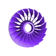Fan-Blade201ws.stl STL-Datei Strahltriebwerk, Getriebeturbofan (GTF) kostenlos・Vorlage für 3D-Drucker zum herunterladen