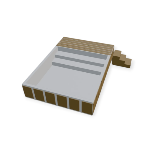 Photoroom-20250103_150233.png 3D-Modell eines Schwimmbads mit Leiter - Maßstab 1:100