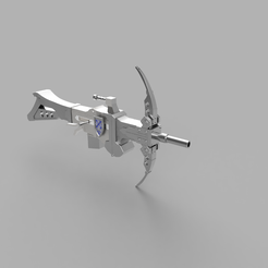 iron-LBG-v14.png Monster Hunter World iron light bowgun 3D print model