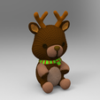 2023-11-17_015053.png Crochet Knitted Teddy Reindeer Easy to print