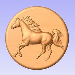Horse.jpg Free STL file Horse・3D printing model to download, cults00