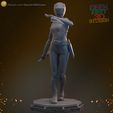 Yellow11.jpg 3D file Yellow Ranger - Mighty Morphin Power Rangers・Template to download and 3D print