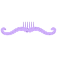 Movember_Final_3.stl Movember Stache Combs