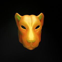 1a.png Animal Panther Face Mask - Animal Cosplay Helmet