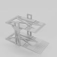 6.png Double-Level Car Lift for 1/64 Scale – Elevator Style Look | STL STEP FBX | 3D Print Files (Digital Download)