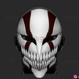 001a.jpg Hollow Mask - Kurosaki Ichigo - Bleach 3D print model