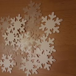 20191001_214632.jpg Archivo STL gratis Copo de nieve・Plan de la impresora 3D para descargar