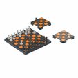 2.jpg Cube Chess Board - Printable 3d model - STL files - Type 1