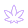 Weed_Leaf~3.75in_depth_1in.stl Высечка для печенья "Листья травы" 3,75 дюйма / 9,5 см