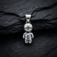 real.png Halloween Mummy Pendant 3D print model