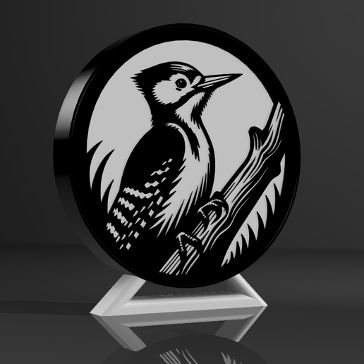 1.png Green Woodpecker lamp