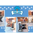 Imagen6.png STL file Set x24 Dog tags ( work from home)・Model to download and 3D print