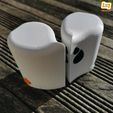 im3.jpg Archivo 3D Estuche de anillo: una gota de amor (3-4 anillos - 1U)・Objeto de impresión 3D para descargar