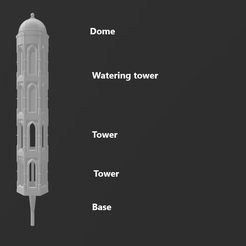 text.png Moss pole for plants - Elven tower - stackable