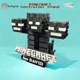 PhotoRoom_20230405_154349.jpeg Minecraft Controller Stand PS5, PS4, xBox  - Wither Boss / without the name