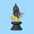 Cat-Chess-Knight3.png Cat Chess Piece - Knight