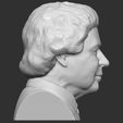 10.jpg Queen Elizabeth II bust 3D printing ready stl obj