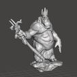 hobbitgoblinking1.jpg GOBLIN KING MINIATURE MODEL FOR FANTASY GAMES DND RPG
