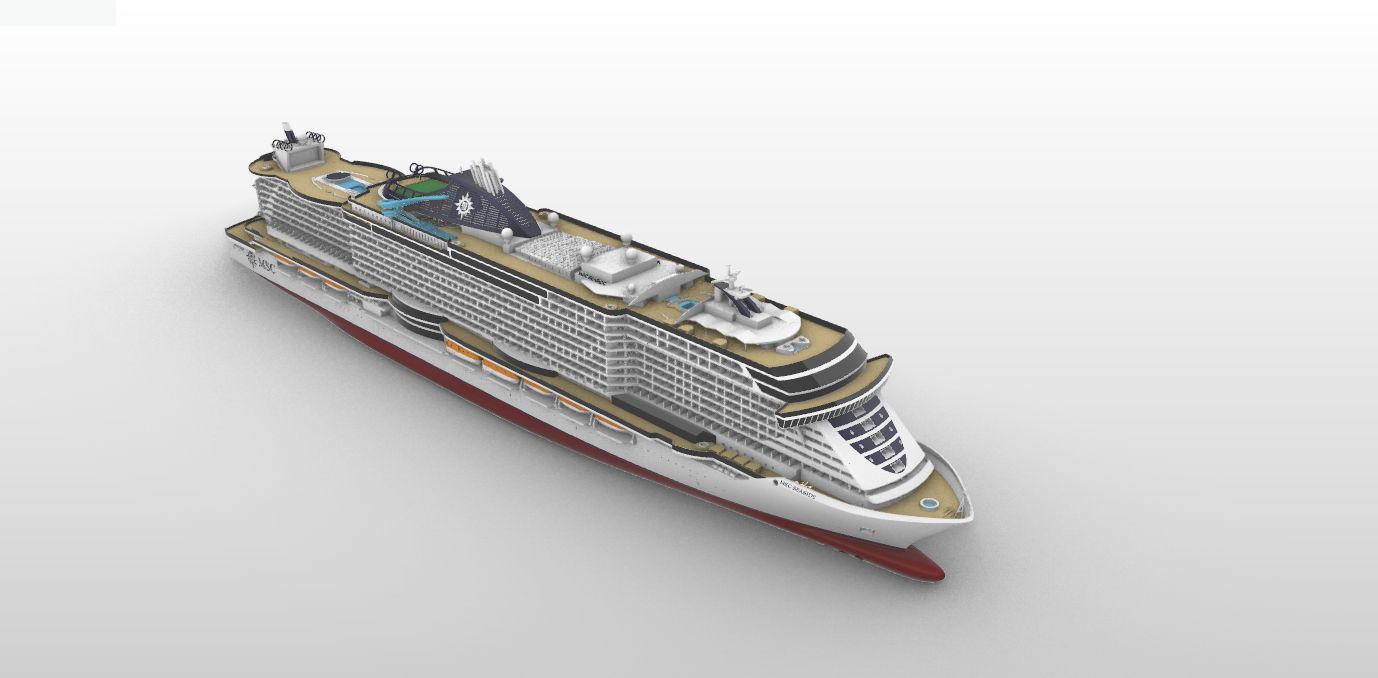 6.jpg Descargar archivo STL Maqueta imprimible del crucero MSC Seaside • Diseño imprimible en 3D, LinersWorld