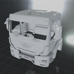 Q.png Fichier STL MAN TGS 26 440 TRUCK CABIN・Design pour imprimante 3D à télécharger