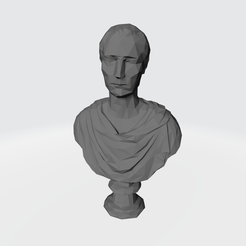 LouvrePortait-LowPoly.png Файл 3D Man at the Louvre・Модель 3D-принтера для скачивания