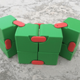 Capture d’écran 2018-02-12 à 14.29.10.png Free STL file Snapping Hinged Infinity Cube, Magic Cube, Flexible Cube, Folding Cube・3D print design to download, LGBU