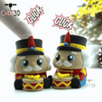 Cutie3D-Christmas Nutcracker Keycap Fidget Clicker Keychain_01.png Cutie3D Christmas Nutcracker Keycap Fidget Clicker Keychain - Cute Backpack Keychain