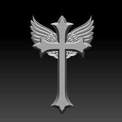 32432432432.jpg STL file cross・3D printable model to download