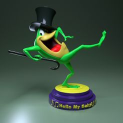 MF_4.jpg 3D file Michigan Frog - 22Cm 3D print model・3D print design to download