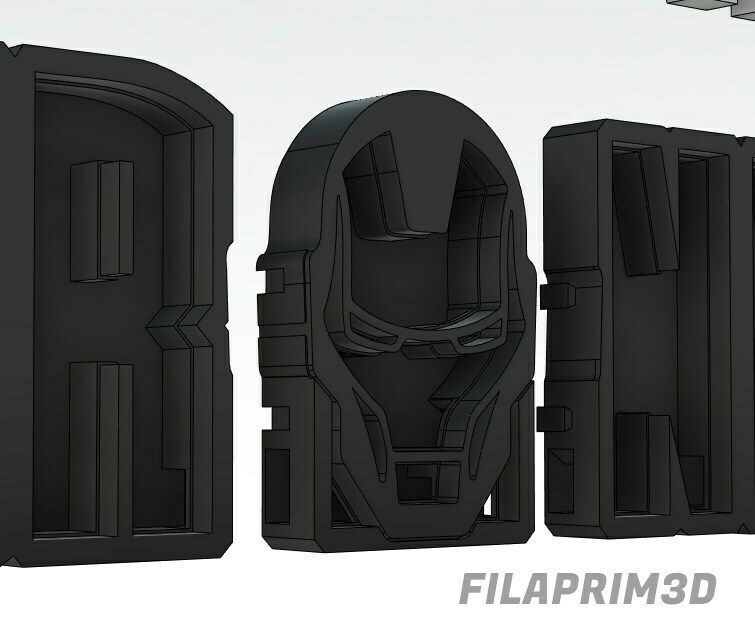 4.jpg Descargar archivo STL Lámpara Iron Man • Diseño imprimible en 3D, filaprim3d