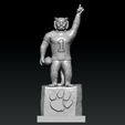 yyuyu.jpg NCAA - Clemson Tigers football mascot statue - 3d Print