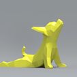c01.jpg Low Polygon Chihuahua dog model 3D print model 3D print model