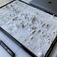 IMG_0913.jpg LAS VEGAS FRAMED WALL ART CITYSCAPE ARCHITECTURE BUILDINGS SOUVENIR CITY MAP ART