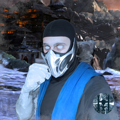 Sub-Zero-MK1-mask-1.png 3D file SUB ZERO MASK FROM MORTAL KOMBAT 1 MK1 2023・3D print design to download